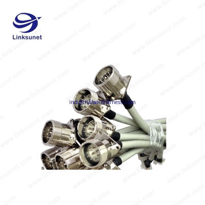  9pin Silver plated copper alloy connector add LIYCY 26-18 awg wiring harness