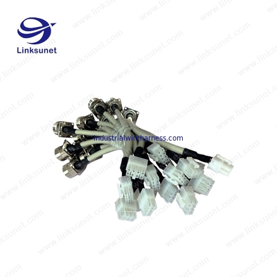  9pin Silver plated copper alloy connector add LIYCY 26-18 awg wiring harness