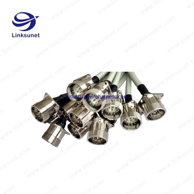 9pin Silver plated copper alloy connector add LIYCY 26-18 awg wiring harness