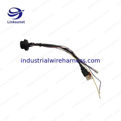 Chogori LED black USB2.0 series connectors and jst xh series natural 10p connectors  Soldering Wiring Harness