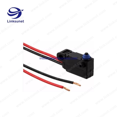 D2HW - C202MR SPST - NC PA6 black and red / black cable custom Wiring Harness