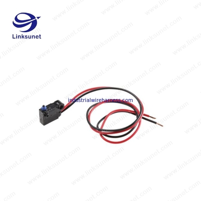 D2HW - C202MR SPST - NC PA6 black and red / black cable custom Wiring Harness
